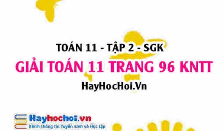 Giải Toán 11 trang 96 tập 2 Kết nối tri thức